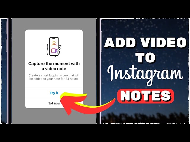 How to ADD VIDEO to Instagram Notes! 