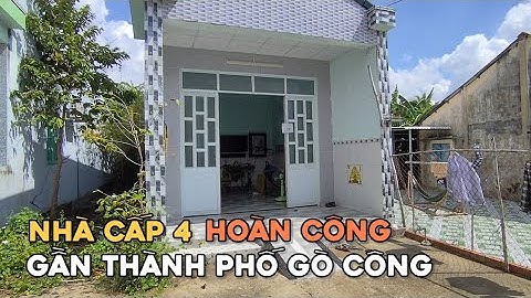 Ms 0401 Nhà vườn hoàn công full thổ tặng nội thất 800 triệu xã Bình Ân Gò Công
