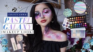 When he says he needs space ☽ turning myself into a pastel galaxy | Chatty GRWM