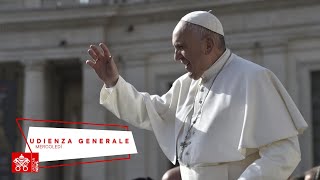 Udienza Generale 01 maggio 2024 Papa Francesco