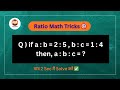 Ratio Shortcut Tricks in 2 Minutes 🔥 | ऐसा ट्रिक कोई नहीं बताएगा 😎