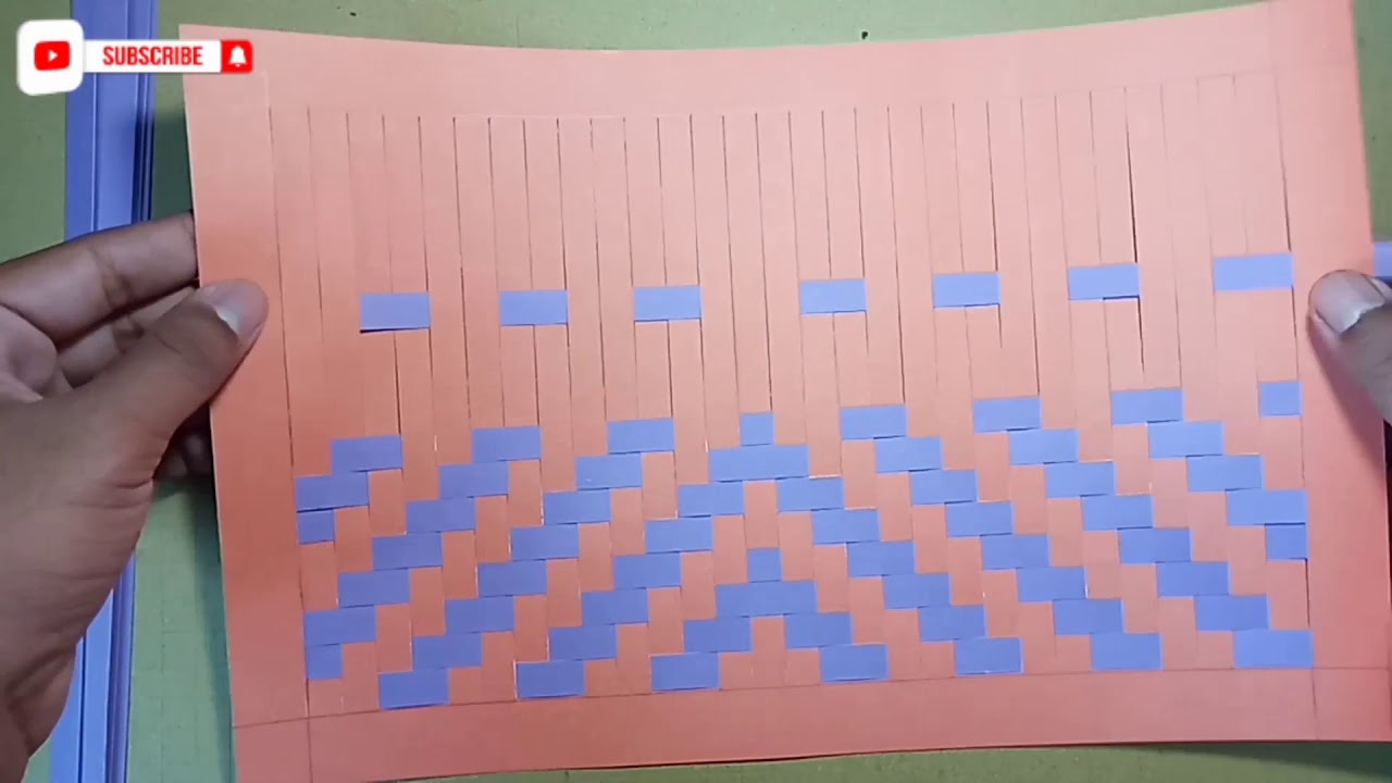 Membuat Anyaman  Kertas Tipe C 008 YouTube