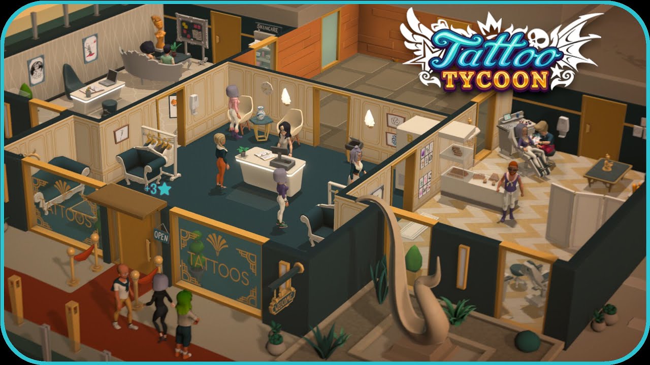 I Enjoyed This Tycoon Game So Much - Tattoo Tycoon FIRST LOOK