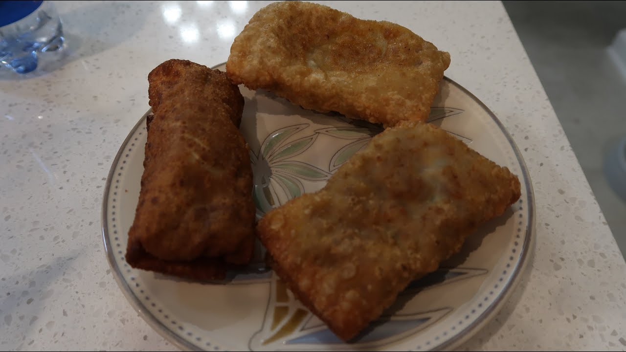 Making Disney's Cheeseburger Spring Rolls at home How To YouTube