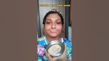 Fevicol With Face Wash🤯😱😳 #shorts #trendinghacks #viralshorts #viralhacks #shorts #hacks