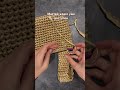 Вечерняя сумка крючком из трикотажной пряжи с эффектом кожи