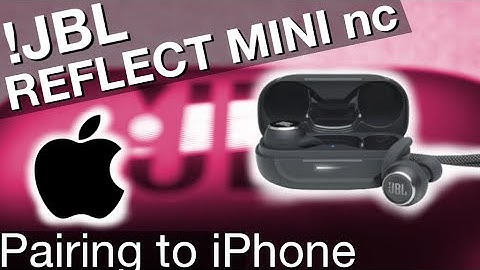 Pairing JBL REFLECT MINI nc to an iPhone by Bluetooth (How to)