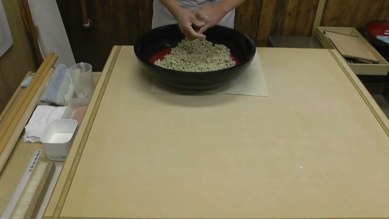 ゆきやんの福井名人大会に向けて改善したそば打ち（解説付き）143