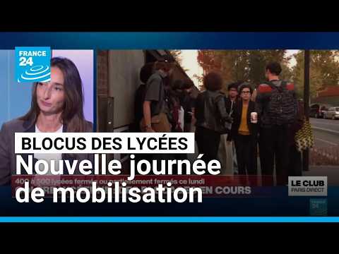 Blocus des lycées : nouvelle journée de mobilisation, le point sur la situation • FRANCE 24