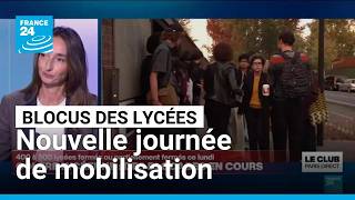 Blocus des lycées : nouvelle journée de mobilisation, le point sur la situation • FRANCE 24