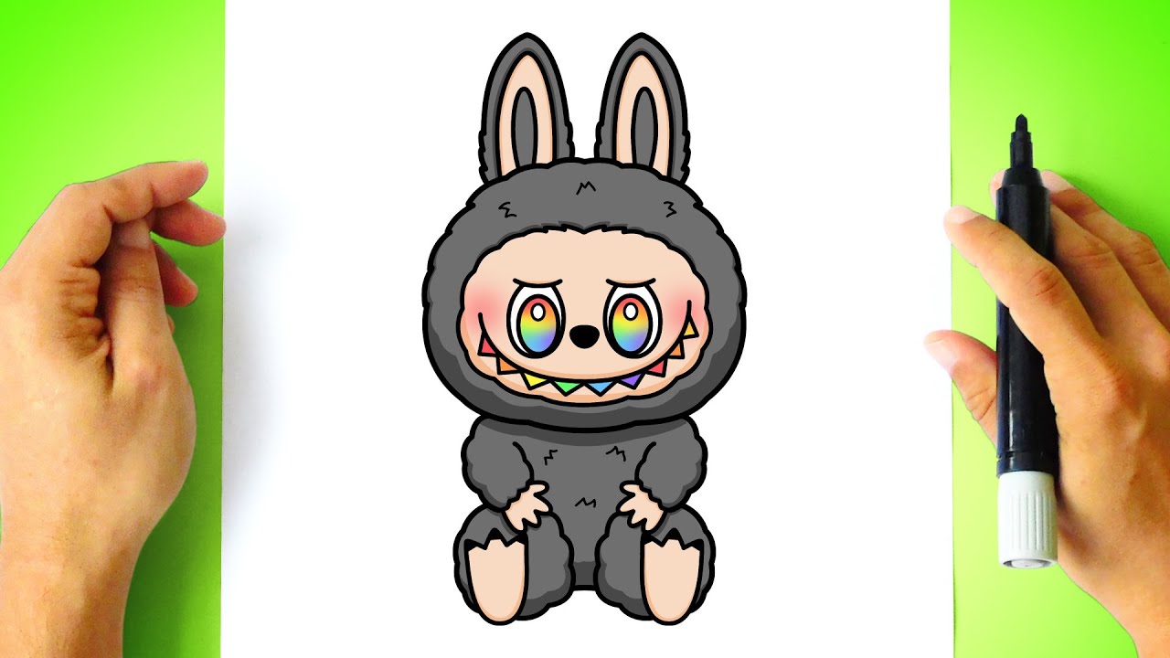 How to DRAW LABUBU - The Monsters - Pop Mart - YouTube