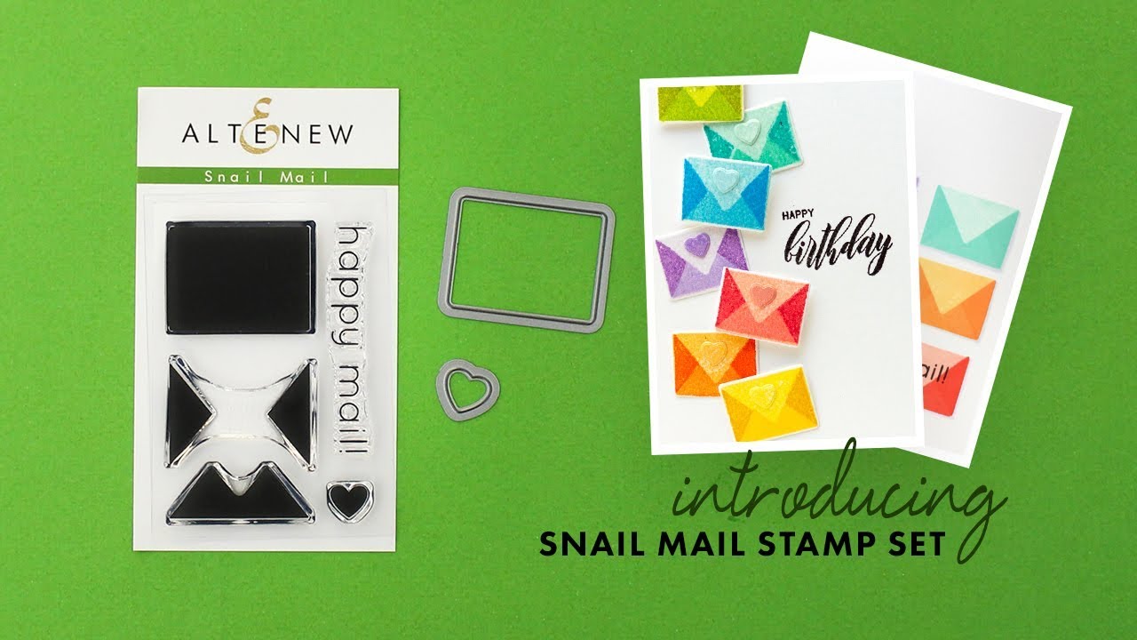 Altenew Stamps Intro - Snail Mail