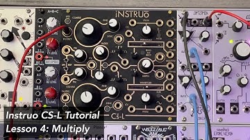Instruo CS-L Tutorial Lesson Four: Multiply