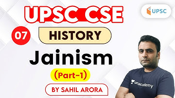 UPSC CSE 2020 | History by Sahil Arora | Jainism (Part-1)