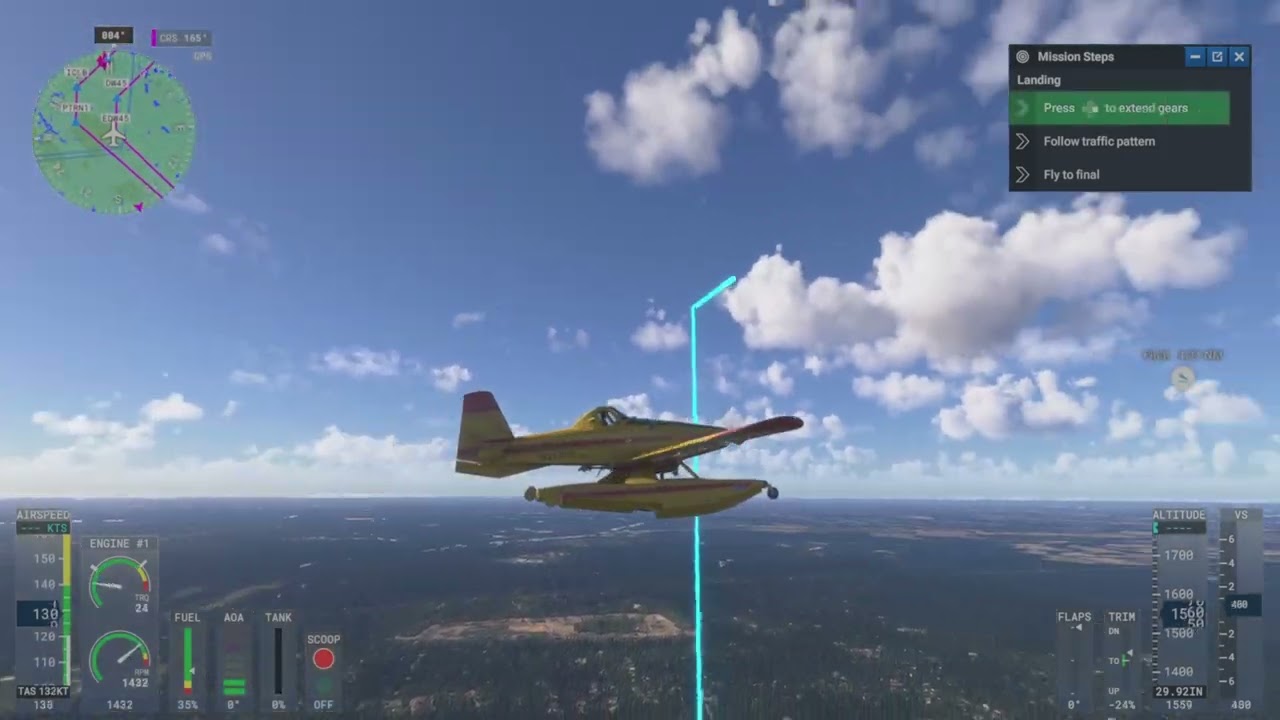 MSFS2024 Career Mission: Aerial Firefighting Initial Attack :                  :        /LCL