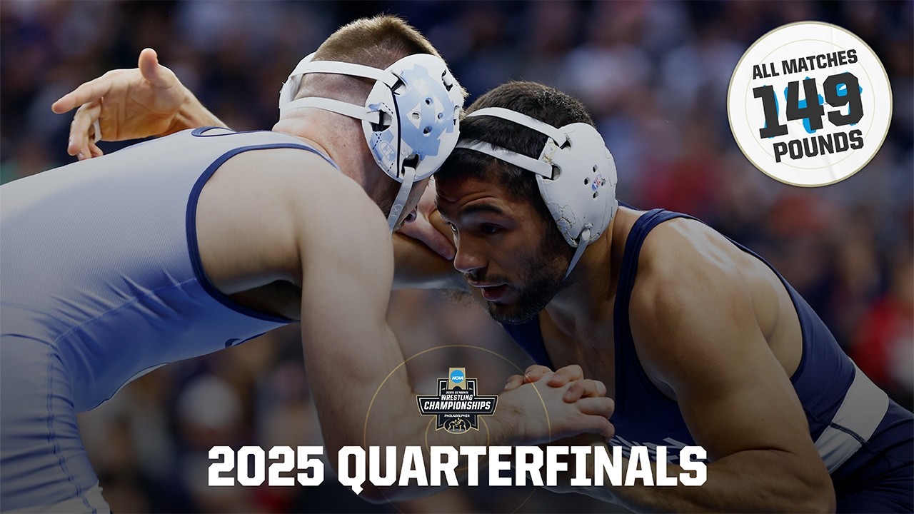 149 pound quarterfinals (all 4 matches) 2025 NCAA wrestling championships