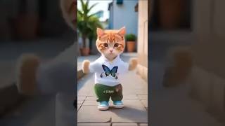 قطه تلعب   قطه صغيره ترقص  قطه كيوت   مقطع مضحك   قطه المنزل         سمعها