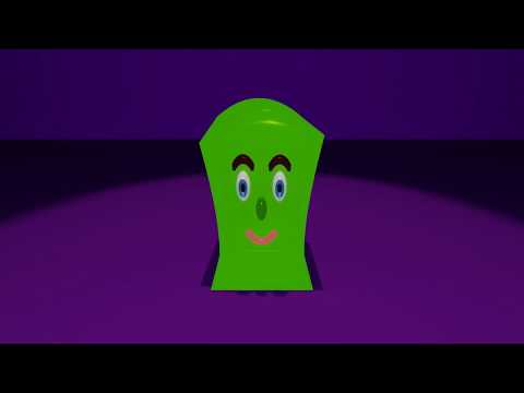 История о шарике и кубе. Мультик о превращении в живой кубик.