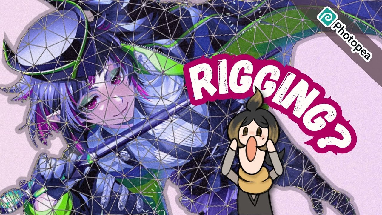 LAZY ANIMATION in Photopea | puppet warp