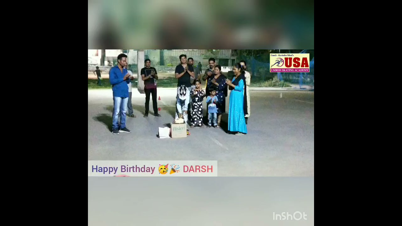 Darsh's Birth Celebration at Umred Skating Academy.