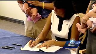Governor Haley signs bill in Oconee County