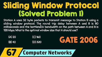 Sliding Window Protocol (Solved Problem 1)