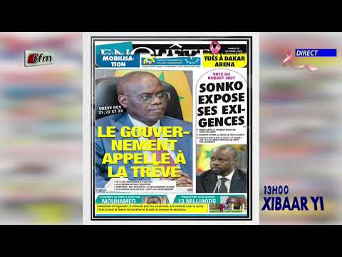 Revue de Presse - 20 Octobre 2026 - Pr : Mamadou Mouhamed Ndiaye