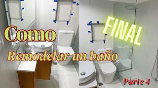 Como remodelar un baño completo parte 4