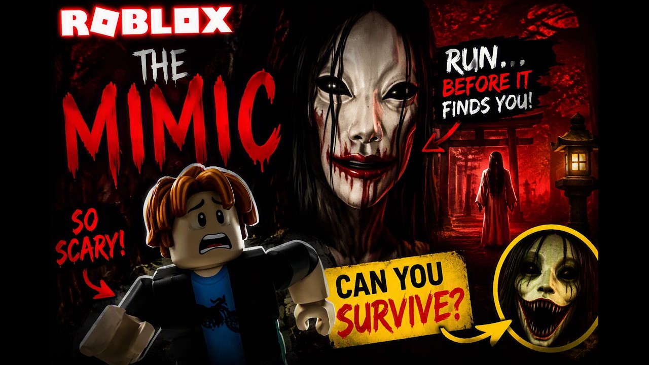 Roblox the mimic challenge kya main bach paunga #part3  #funny #gaming #roblox #mimic