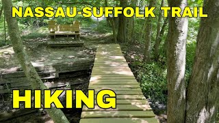 HIKING Nassau Suffok Trail Cold Spring Harbor | It Was Hard