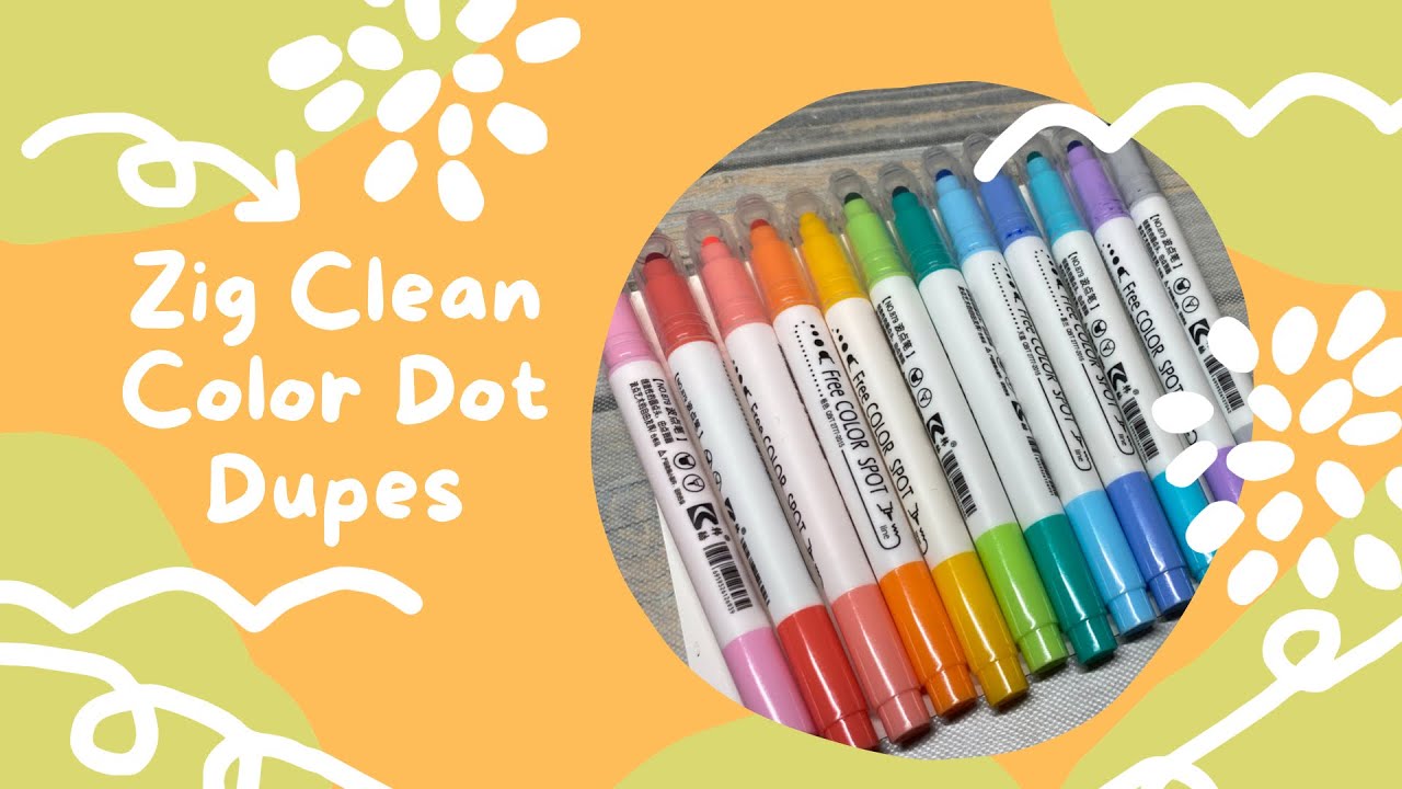 5 Ways I Use Zig Clean Color Dot Markers in my A5 Planner 