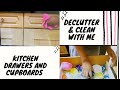 #cleanwithme #cleaningmotivation DECLUTTER KITCHEN CUPBOARDS |CLEAN WTH ME  | CLEANING MOTIVATION