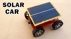 How to Make a Solar Powered Toy Car at Home