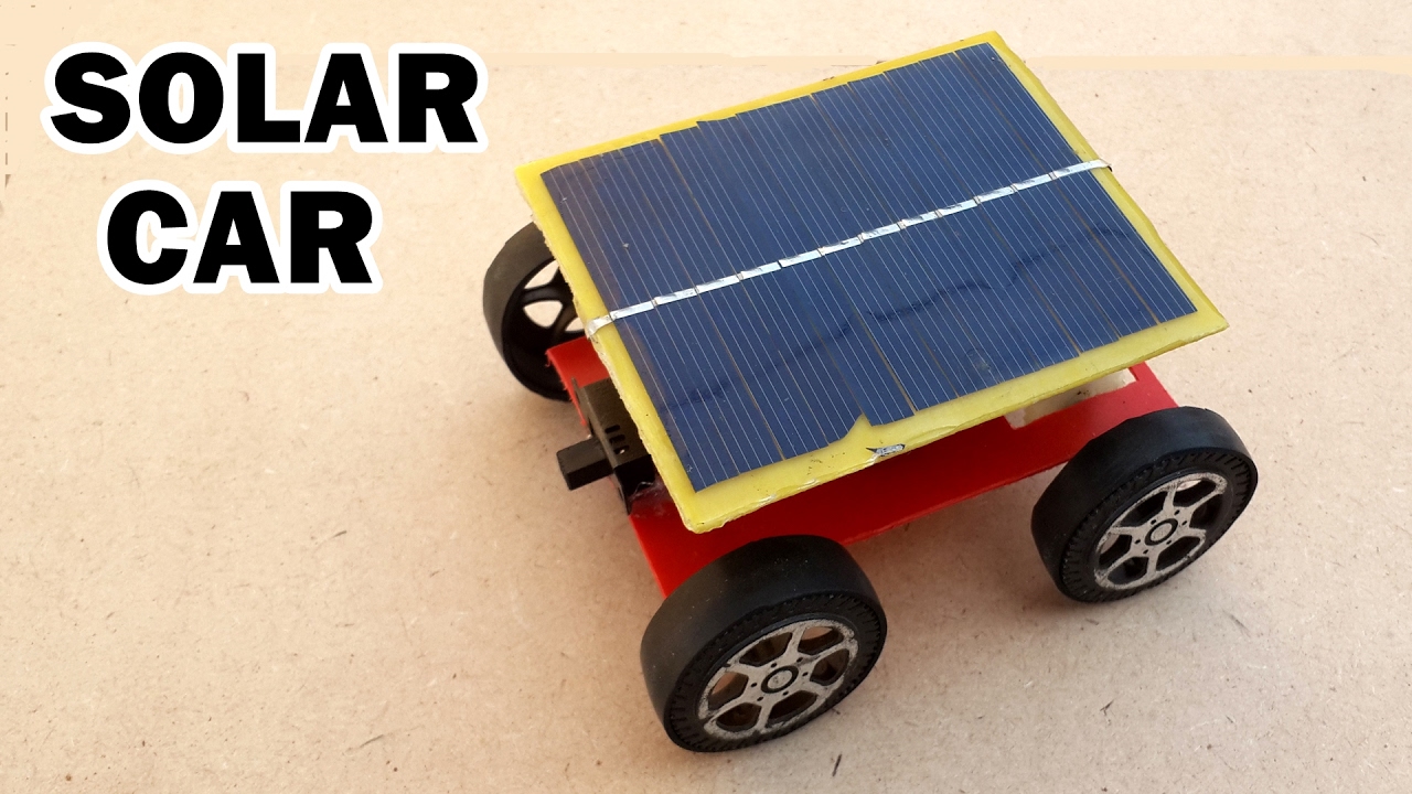 Diy Solar Power Car | Experiment