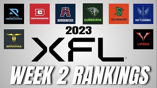 Details 2023 XFL WEEK 2 Power Rankings! - Every Team Best To Worst Update