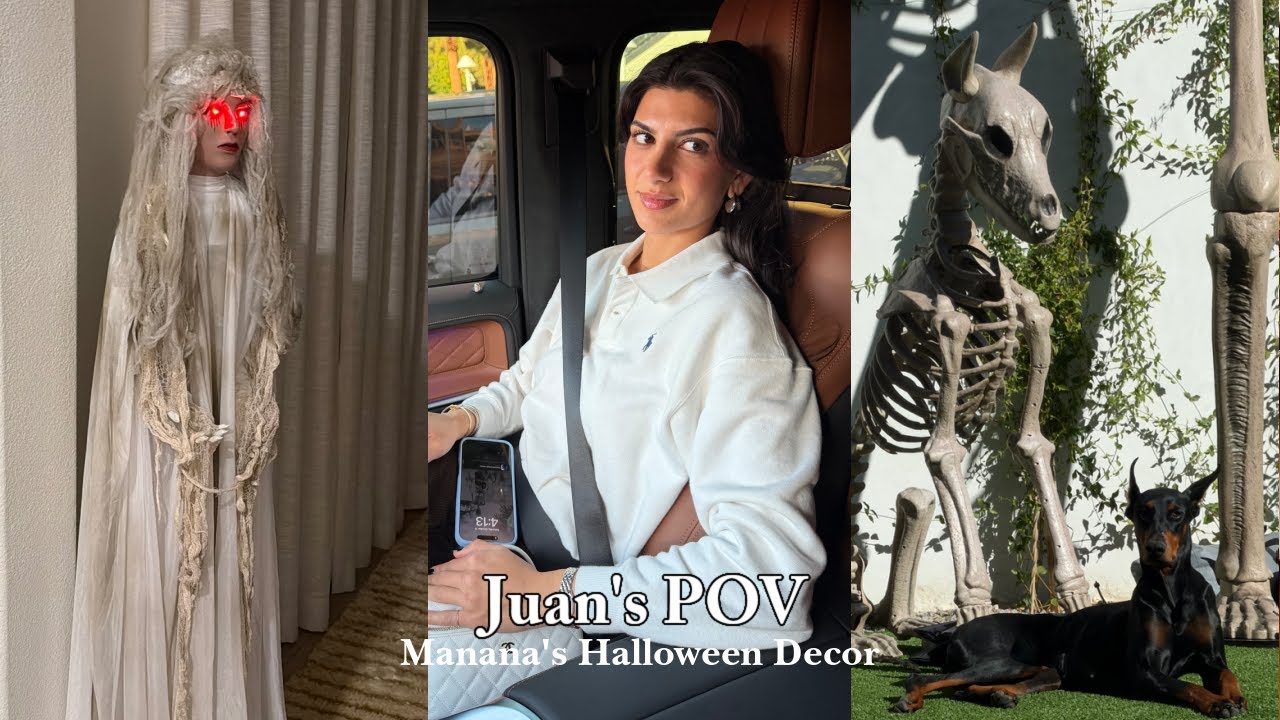 Juan's POV | Manana's Halloween Decor - YouTube