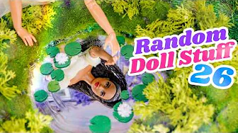 Swapping Doll Heads | DIY Pond | Trying on Clothes| Bunk Beds | Random Doll Stuff 26