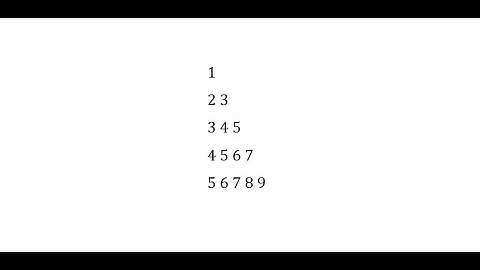 Generating a left-aligned number triangle pattern | Pattern 2 | Python