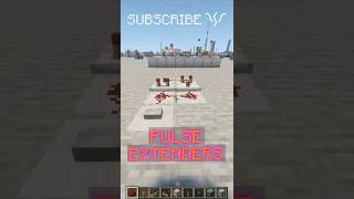How to make PULSE EXTENDERS LONGER THAN 6 COMPARATORS! | Redstone with PsiVolt #minecraft #redstone