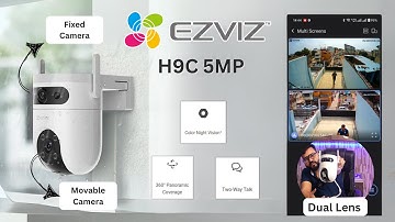 Ezviz H9C | Dual Lens Double Camera | 5 MP with Color Night Vision Camera