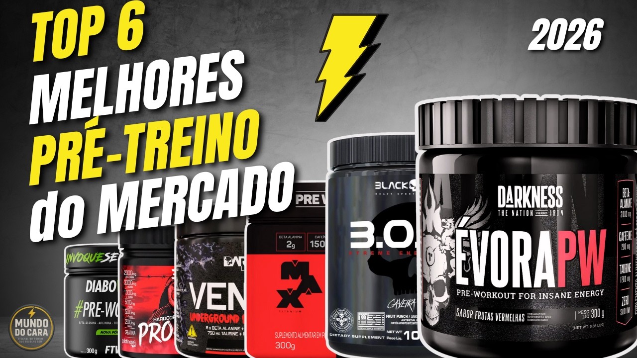 Os melhores PRÉ-TREINO do mercado / PRE-TREINO custo benefício / Qual o melhor PRE TREINO?