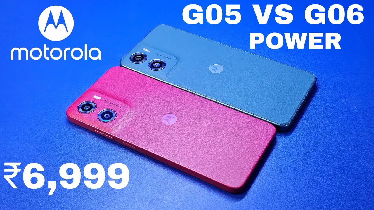 Moto G05 vs Moto G06 Power Which Phone Reigns SUPREME?