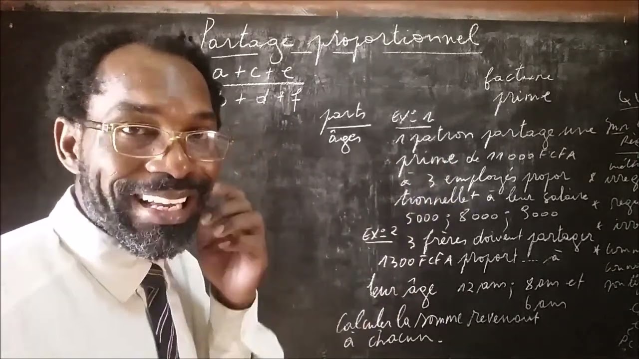 PARTAGE PROPORTIONNEL