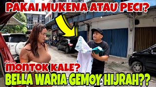 WARIA GEMOY CANTIK HIJRAH??? DI AJAK SHOLAT JUM'AT BANG FERRY PAKAI PECI ATAU MUKENA