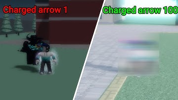 USING 100 CHARGED ARROWS IN STAND UPRIGHT