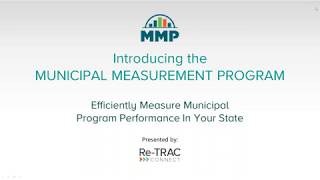 Introducing the MMP: Efficiently Measure Municipal Program Performance In Your State
