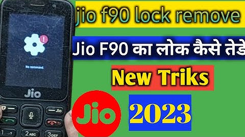 Jio F90 Ka Lock Kaise Tode !! Jio f90 hard reset kaise kare !! jio hang on logo problem !!