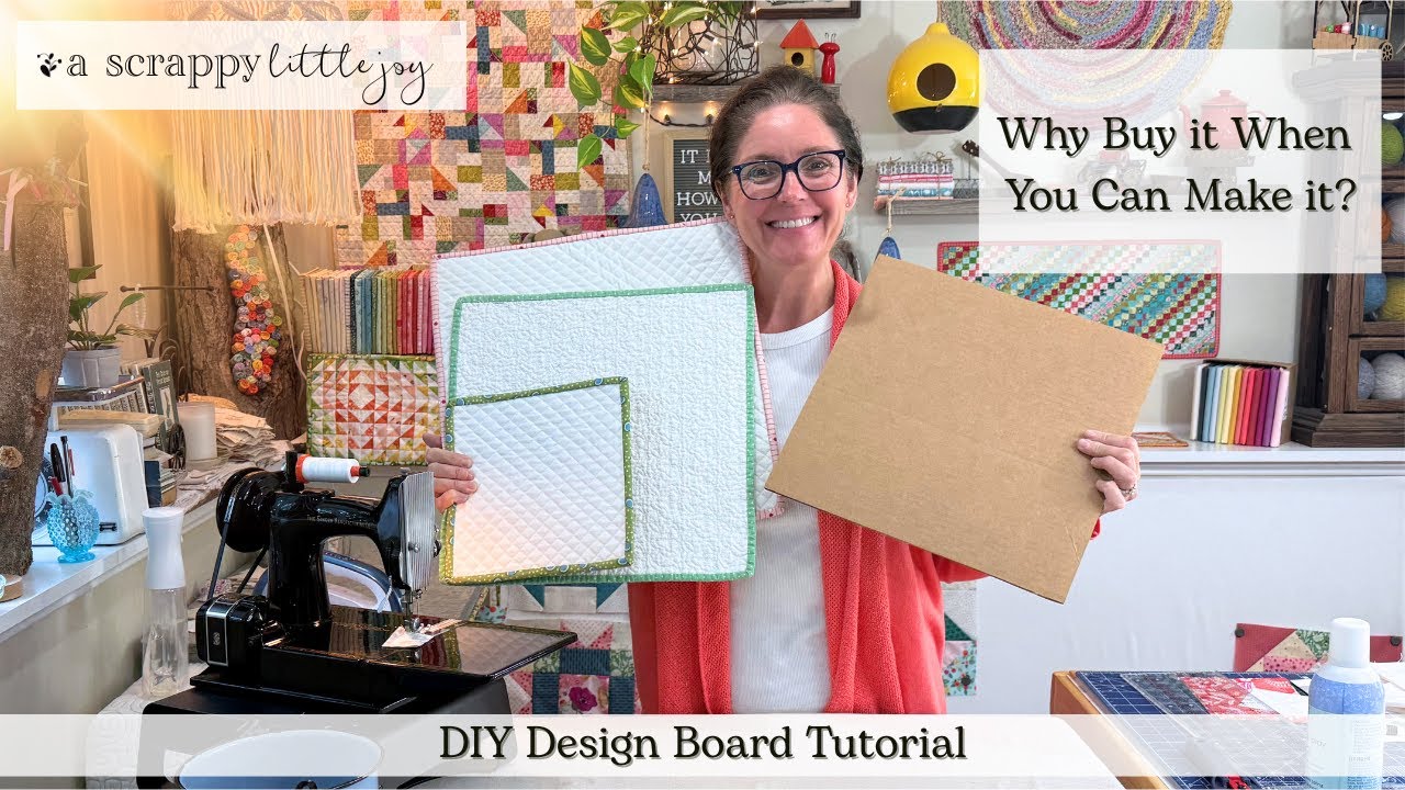 DIY Quilted & Washable Design Board | Why Buy It? Make It!
