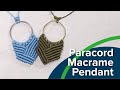 Macramé Necklace—Elegant Paracord Jewelry