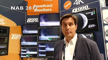 NAB 2017 - Presentación de Monitores KROMA by AEQ series LM9000 y LM8000